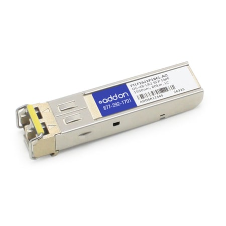 Add-On This Finisar Ftlf1621P1Bcl Compatible Sfp Transceiver Provides Oc-48 FTLF1621P1BCL-AO